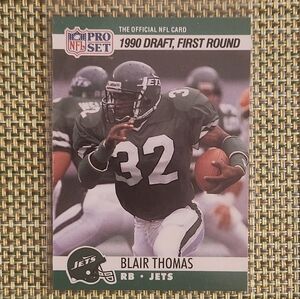 Blair Thomas Football Card